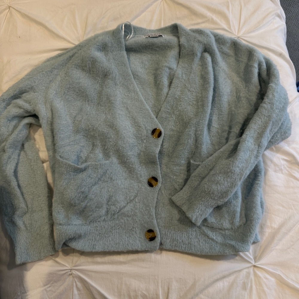 Anthropologie Cozy Blue Women's Sweater